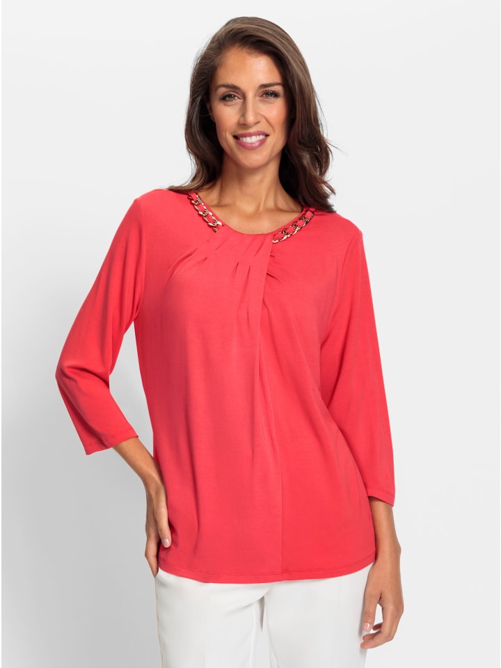 Рубашка с рукавами 3/4 цвета лобстер Heine
Рубашка с рукавами 3/4 цвета лобстер Heine