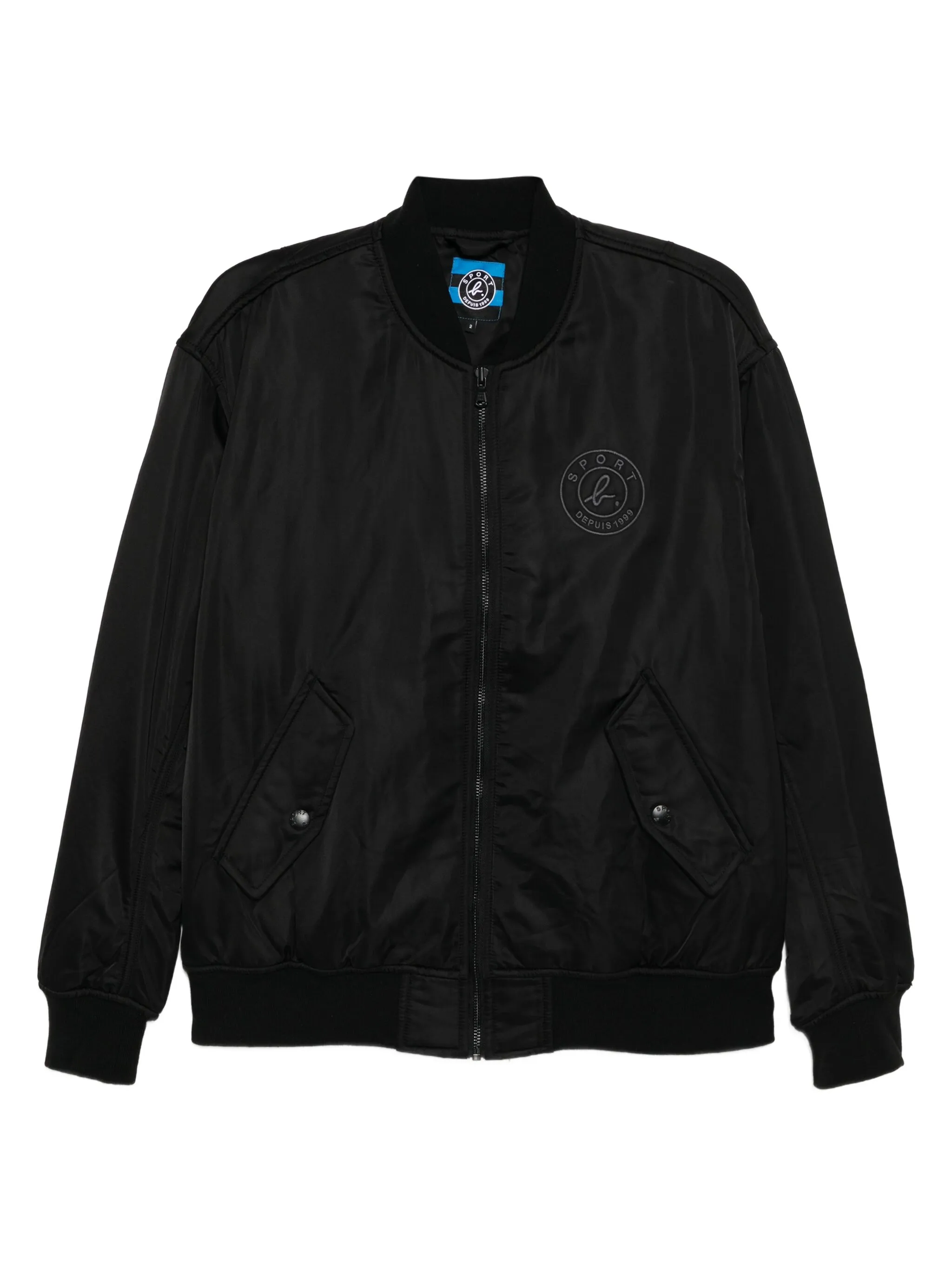 Бомбер с вышитым логотипом Sport B. By Agnès B., черный
Бомбер с вышитым логотипом Sport B. By Agnès B., черный