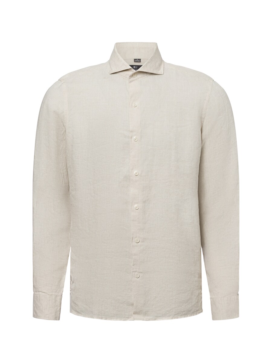 Приталенная рубашка на пуговицах Nils Sundström, бежевый
Приталенная рубашка на пуговицах Nils Sundström, бежевый