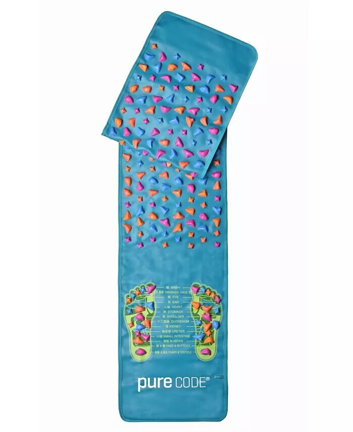 Рефлекторный массажный коврик для ног с диаграммой для ног Purecode
Рефлекторный массажный коврик для ног с диаграммой для ног Purecode