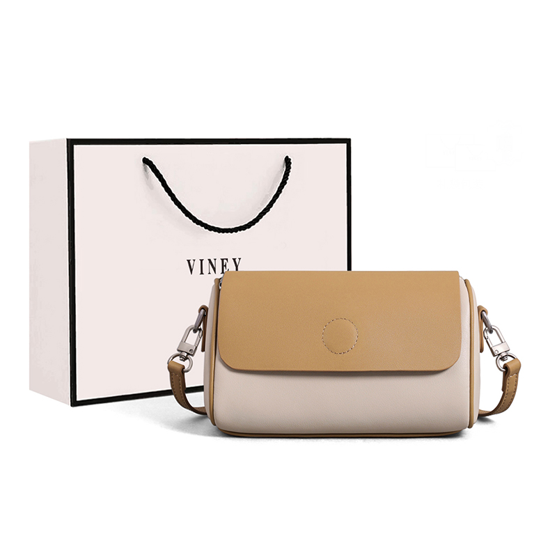 VINEY Кожаная сумка через плечо цилиндрическая миниатюрная женская кофейная, Ecru & Apricot
VINEY Кожаная сумка через плечо цилиндрическая миниатюрная женская кофейная, Ecru & Apricot
