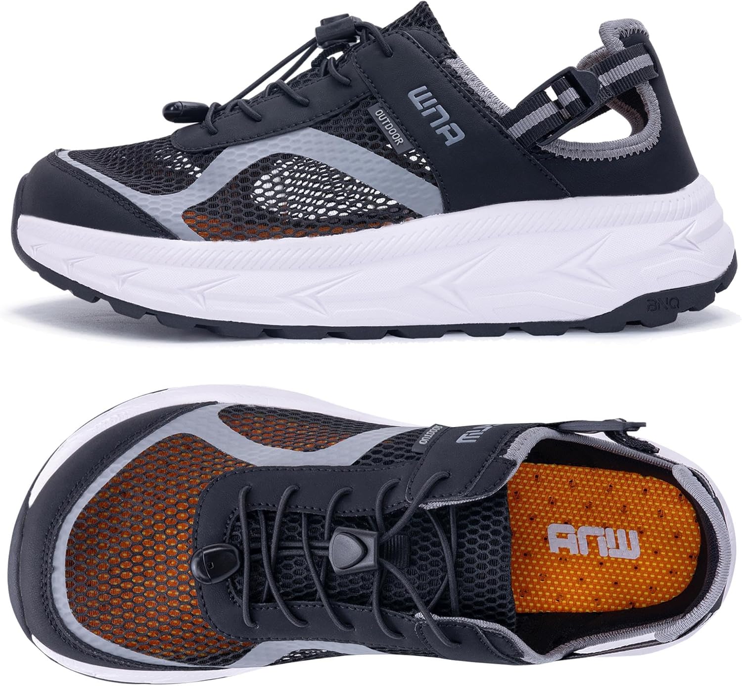 Мужские туристические кроссовки широкого размера, с закрытым носком, нескользящие, спортивные сандалии, кроссовки для тенниса, повседневные удобные обувь для ходьбы, размеры US 8-13 Ahusir, серый
Мужские туристические кроссовки широкого размера, с закрытым носком, нескользящие, спортивные сандалии, кроссовки для тенниса, повседневные удобные обувь для ходьбы, размеры US 8-13 Ahusir, серый