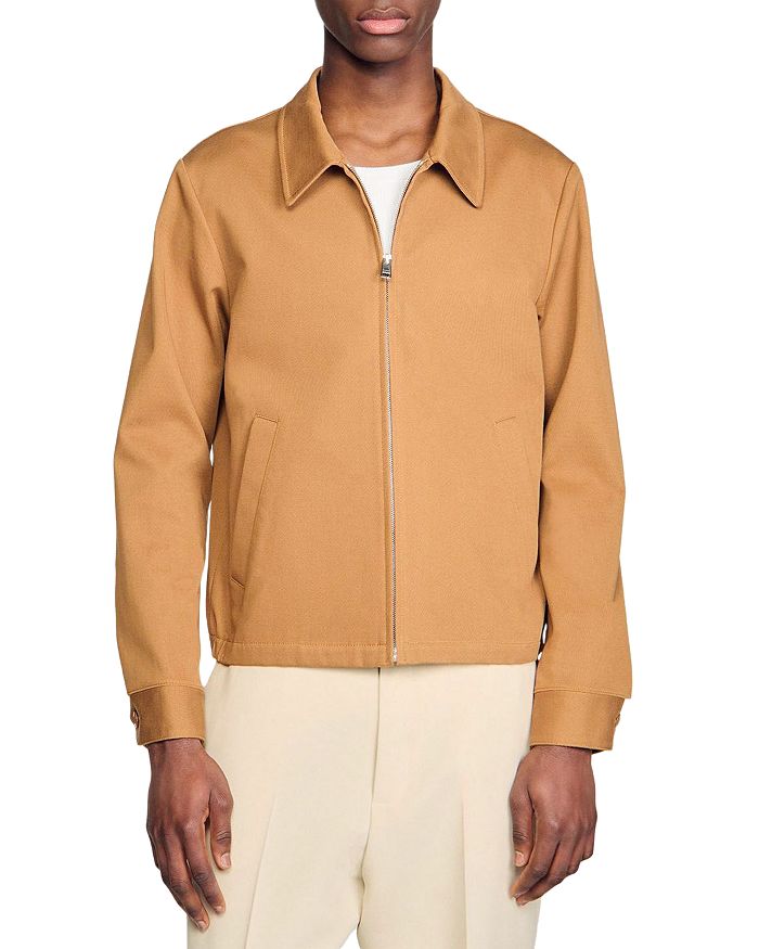 Хлопковая куртка Sandro, коричневый/бежевый
Хлопковая куртка Sandro, коричневый/бежевый