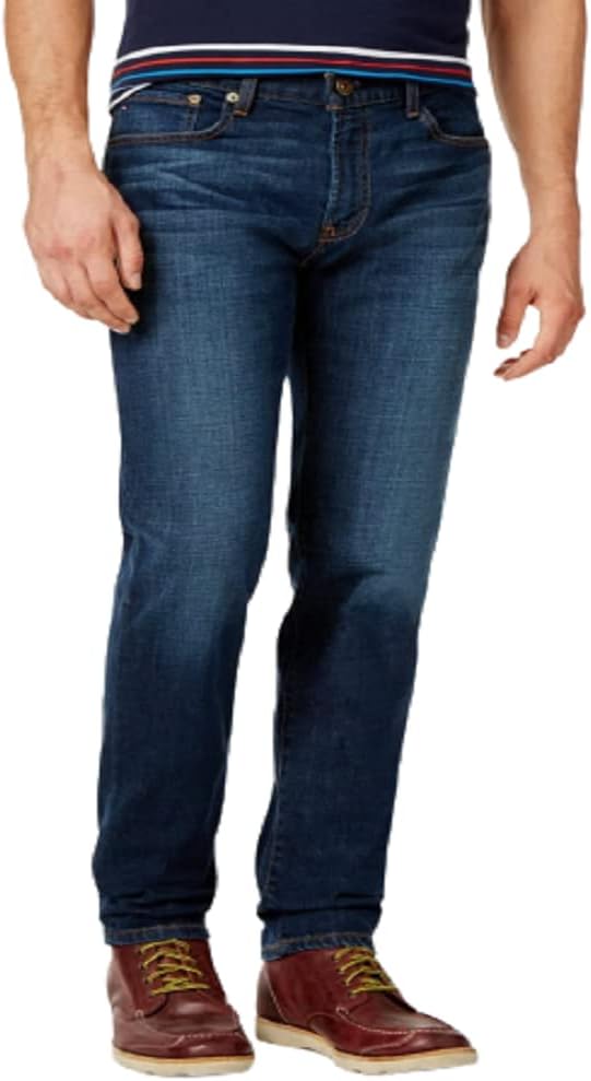 Мужские облегающие джинсы Tommy Hilfiger Stretch, Medium Rinse
Мужские облегающие джинсы Tommy Hilfiger Stretch, Medium Rinse