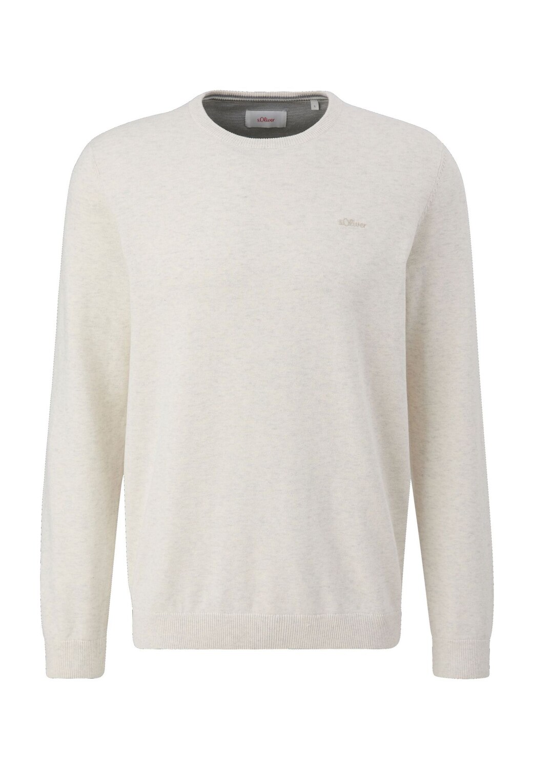 Вязаный свитер, вышивка логотипа, мужской s.Oliver, белый
Вязаный свитер, вышивка логотипа, мужской s.Oliver, белый