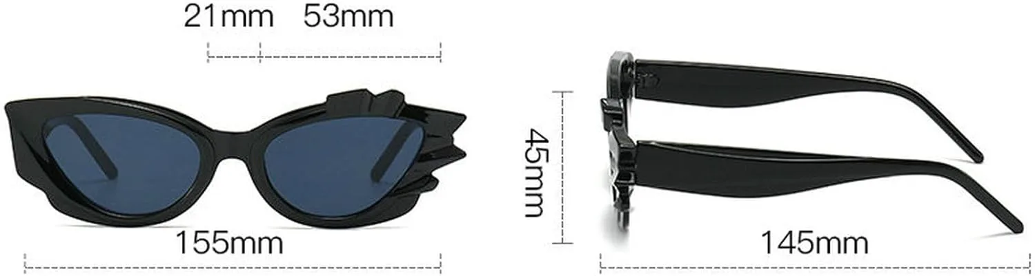 Солнцезащитные очки COTIA в форме «кошачьих глаз» неправильной формы для женщин, в стиле панк, модные солнцезащитные очки для мужчин, яркие и оригинальные, Green
Солнцезащитные очки COTIA в форме «кошачьих глаз» неправильной формы для женщин, в стиле панк, модные солнцезащитные очки для мужчин, яркие и оригинальные, Green