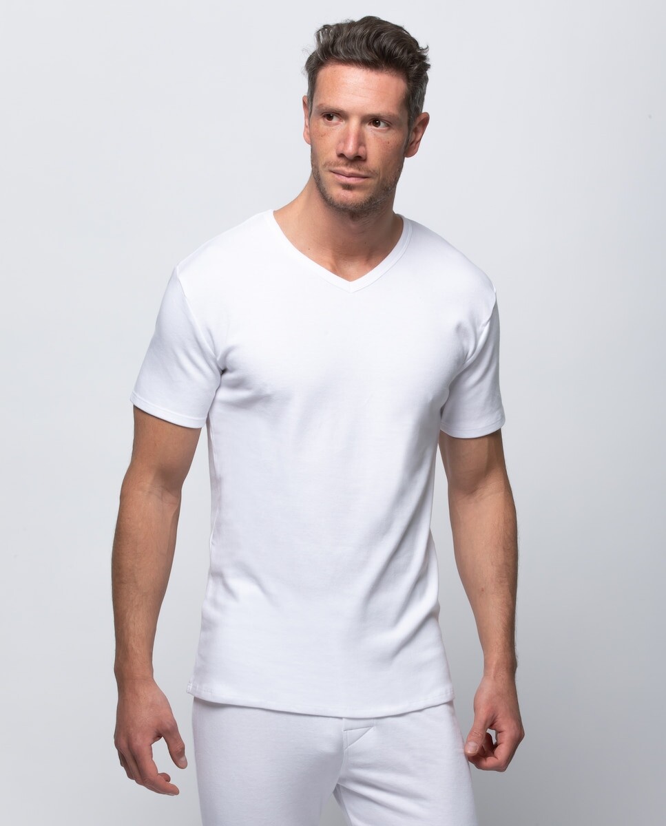 Мужская белая термомайка с короткими рукавами Abanderado, белый
Мужская белая термомайка с короткими рукавами Abanderado, белый