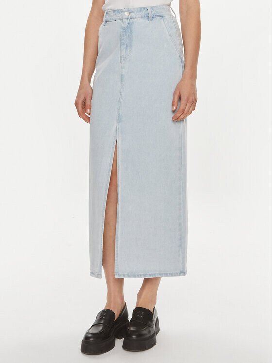 Джинсовая юбка стандартного кроя Vila, синий
Джинсовая юбка стандартного кроя Vila, синий