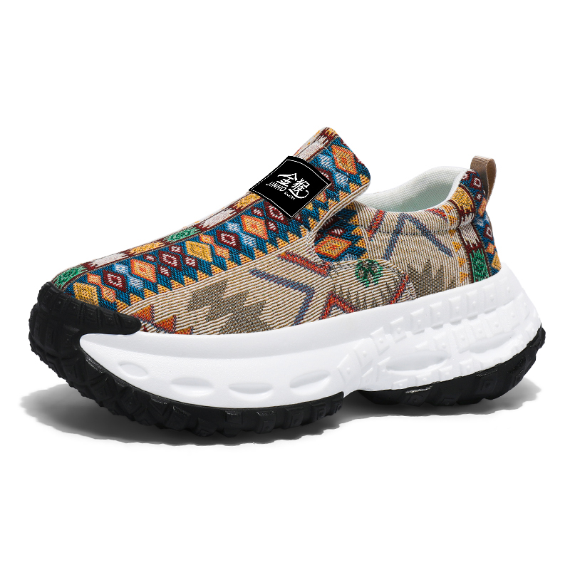 Jinho Мужские бежевые легкие массивные кроссовки на низком ходу, цвет Beige
Jinho Мужские бежевые легкие массивные кроссовки на низком ходу, цвет Beige