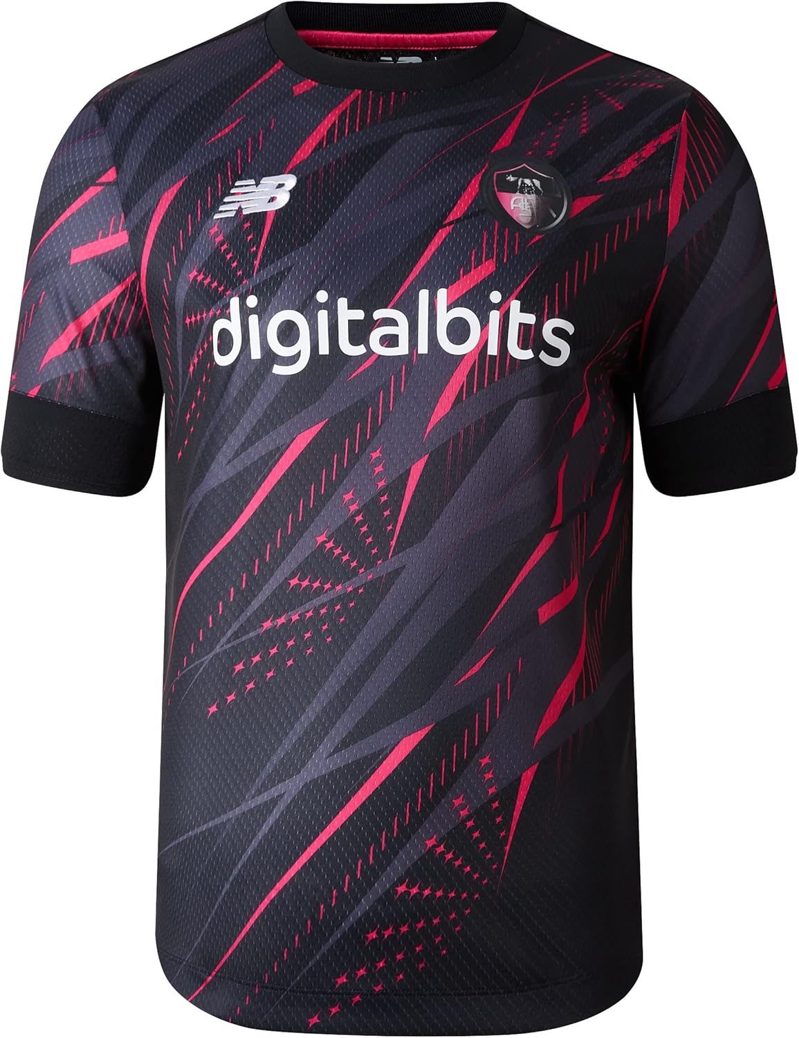 Мужская футболка New Balance As Roma с коротким рукавом 22, Third
Мужская футболка New Balance As Roma с коротким рукавом 22, Third