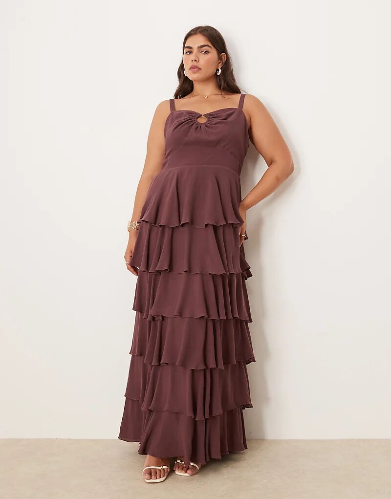 Платье макси Pretty Lavish Sidney Curve с кольцами насыщенного винного цвета Pretty Lavish Curve
Платье макси Pretty Lavish Sidney Curve с кольцами насыщенного винного цвета Pretty Lavish Curve