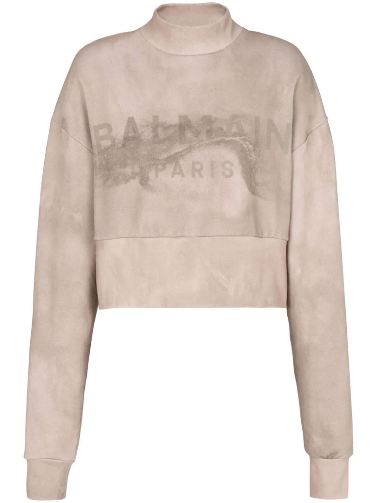 Укороченная толстовка с логотипом Balmain, нейтральный
Укороченная толстовка с логотипом Balmain, нейтральный