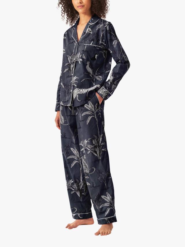 Ботанические джунгли пижамный комплект с длинными рукавами из органического хлопка myza, Navy
Ботанические джунгли пижамный комплект с длинными рукавами из органического хлопка myza, Navy