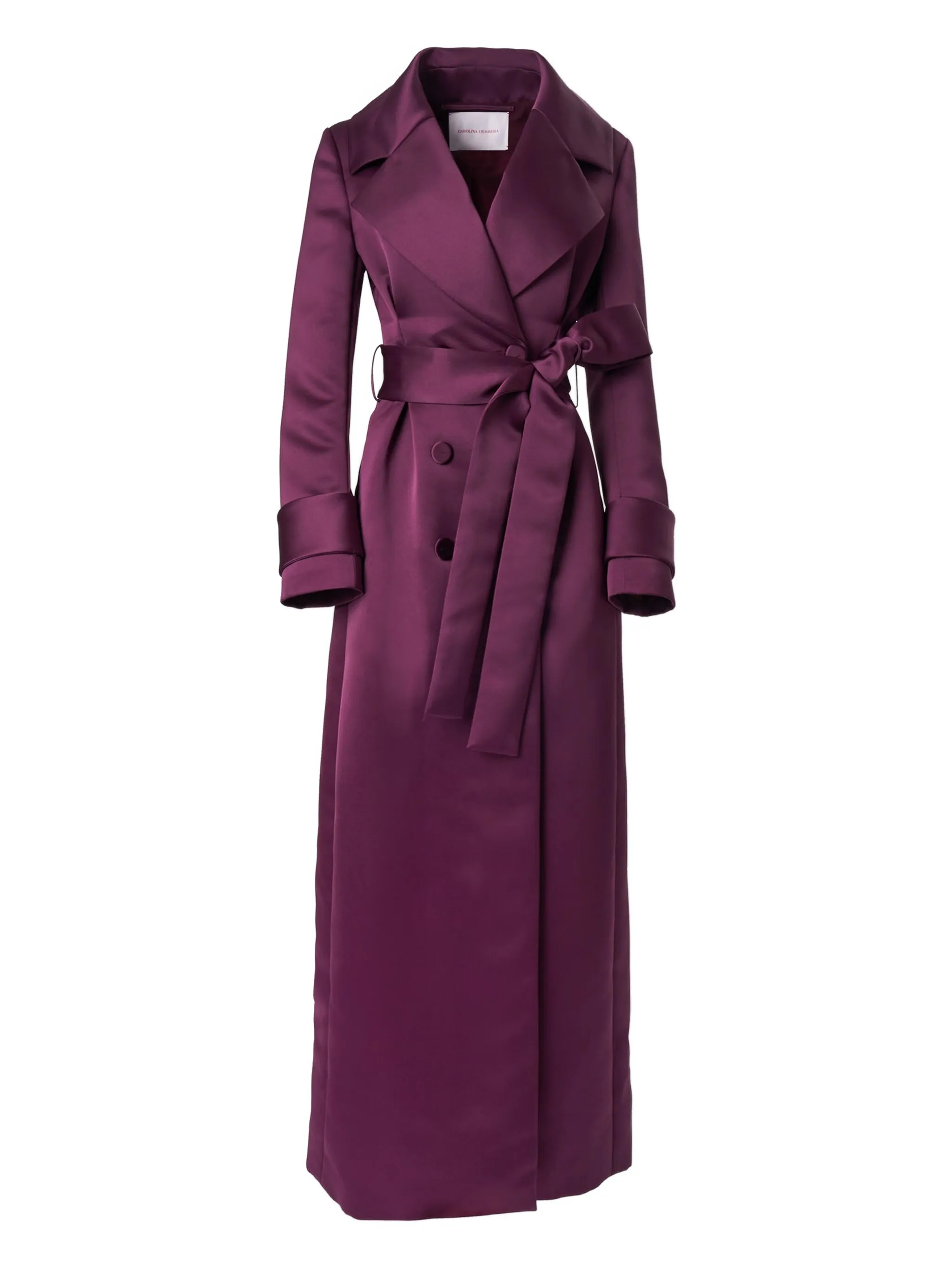 Атласный тренч с поясом Carolina Herrera, фиолетовый
Атласный тренч с поясом Carolina Herrera, фиолетовый