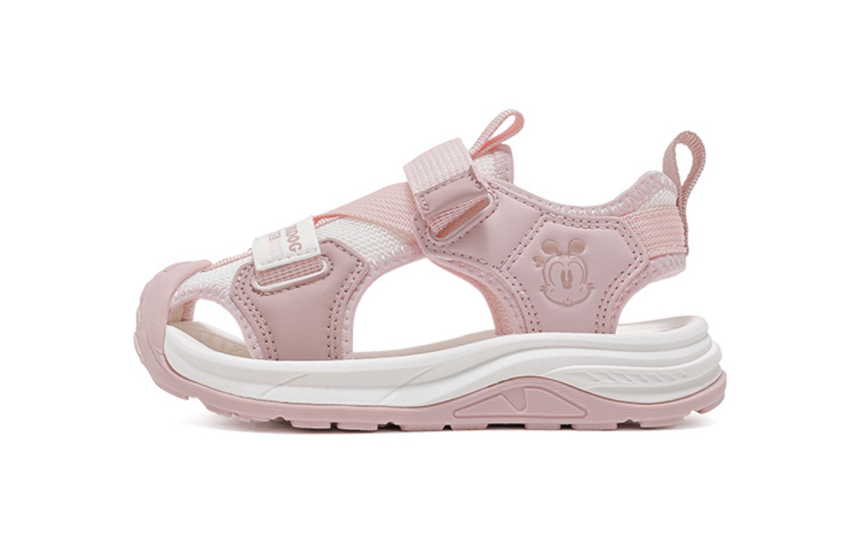 Детские сандалии с низким верхом, противоскользящей амортизацией, износостойкие, с отскоком, легкие и амортизирующие. BOBDOG, розовый 
Детские сандалии с низким верхом, противоскользящей амортизацией, износостойкие, с отскоком, легкие и амортизирующие. BOBDOG, розовый