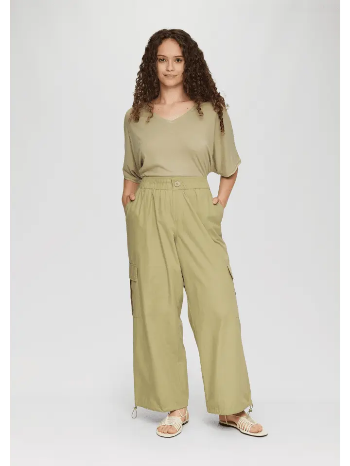 Тканевые брюки QS, зеленый
Тканевые брюки QS, зеленый