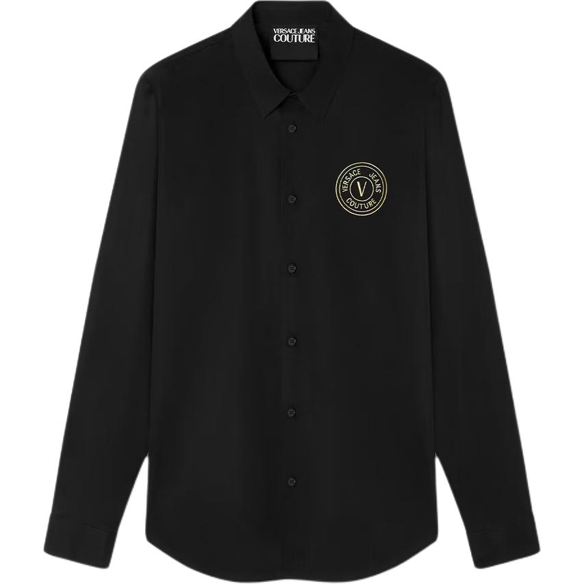 Versace Мужская рубашка, черные, с острым воротником, средней высоты
Versace Мужская рубашка, черные, с острым воротником, средней высоты