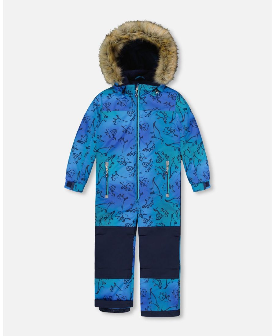 Детский комбинезон-зимний костюм для мальчика Discover, синий с градиентным принтом динозавров - для малышей и детей Deux par Deux, Blue gradient dinosaur print
Детский комбинезон-зимний костюм для мальчика Discover, синий с градиентным принтом динозавров - для малышей и детей Deux par Deux, Blue gradient dinosaur print