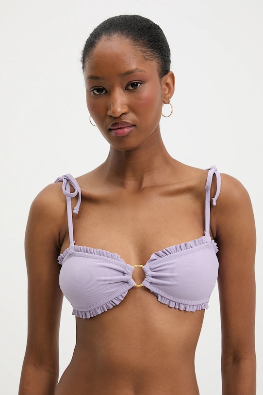 Купальный бюстгальтер Answear.Lab, фиолетовый 
Купальный бюстгальтер Answear.Lab, фиолетовый