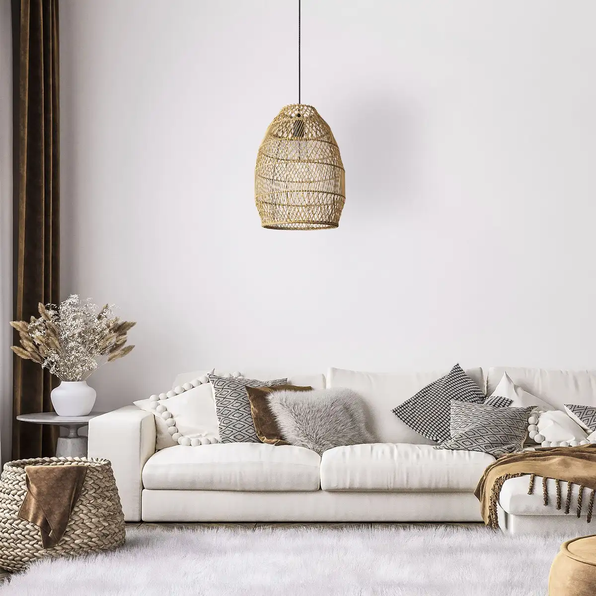 Подвесной светильник Paco Home "VIHMO" Ø 30 см, Высота: 40 см, коричневый
Подвесной светильник Paco Home "VIHMO" Ø 30 см, Высота: 40 см, коричневый