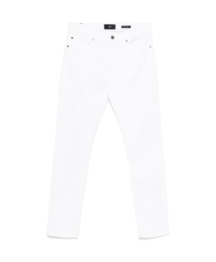 Белые джинсы с классическими карманами 7 For All Mankind, белый
Белые джинсы с классическими карманами 7 For All Mankind, белый