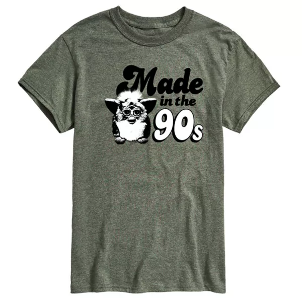 Мужская футболка с графическим принтом Furby, созданная в стиле 90-х Hasbro, зеленый
Мужская футболка с графическим принтом Furby, созданная в стиле 90-х Hasbro, зеленый