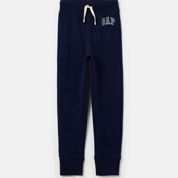 Джоггеры из французского трикотажа с вышитым логотипом Gap, синий
