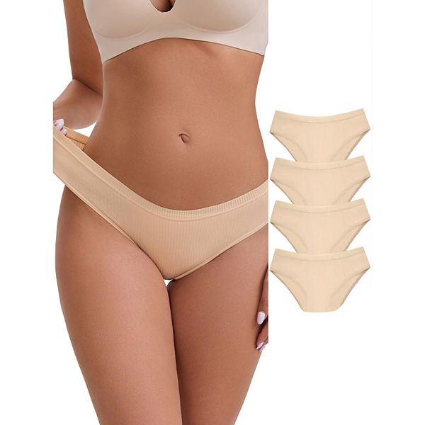 Женские низкие трусы с эффектом подтяжки из хлопка, 5 шт Inspire Chic, Beige
Женские низкие трусы с эффектом подтяжки из хлопка, 5 шт Inspire Chic, Beige