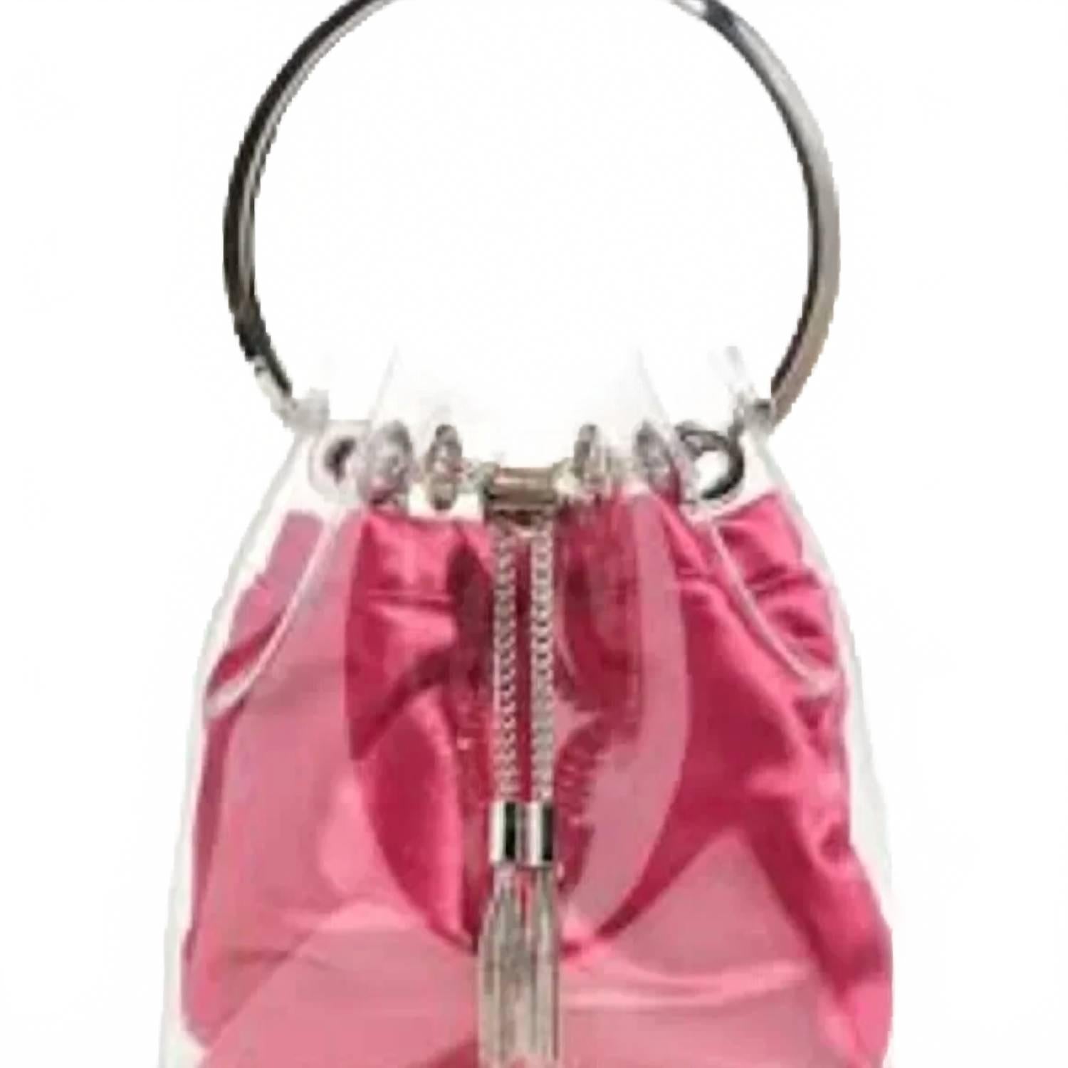 Бон Бон Мини-сумка через плечо с цепочками и кисточками цвета фуксии Jimmy Choo, фуксия
Бон Бон Мини-сумка через плечо с цепочками и кисточками цвета фуксии Jimmy Choo, фуксия