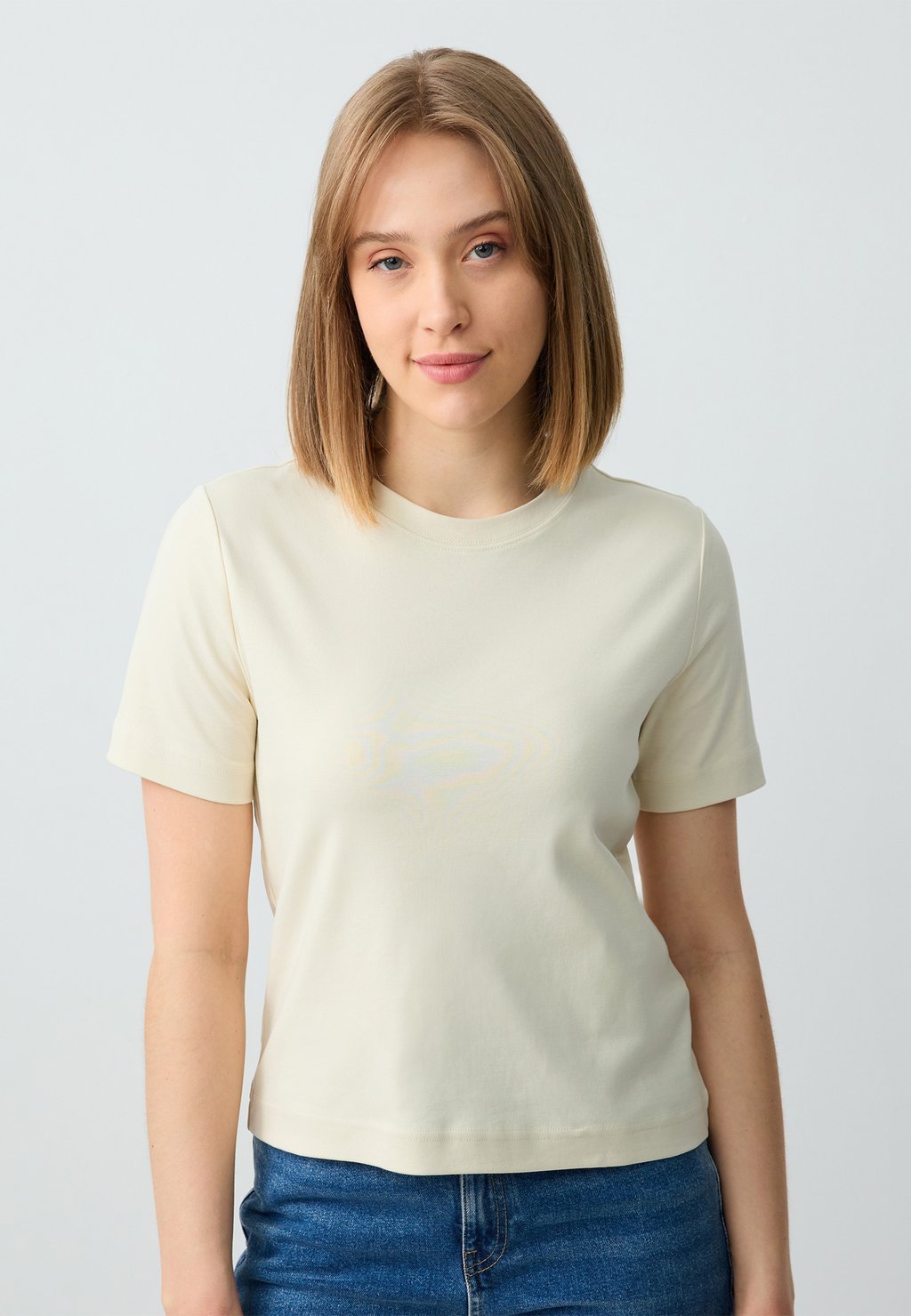 Базовая футболка Jimmy Key, бежевый
Базовая футболка Jimmy Key, бежевый