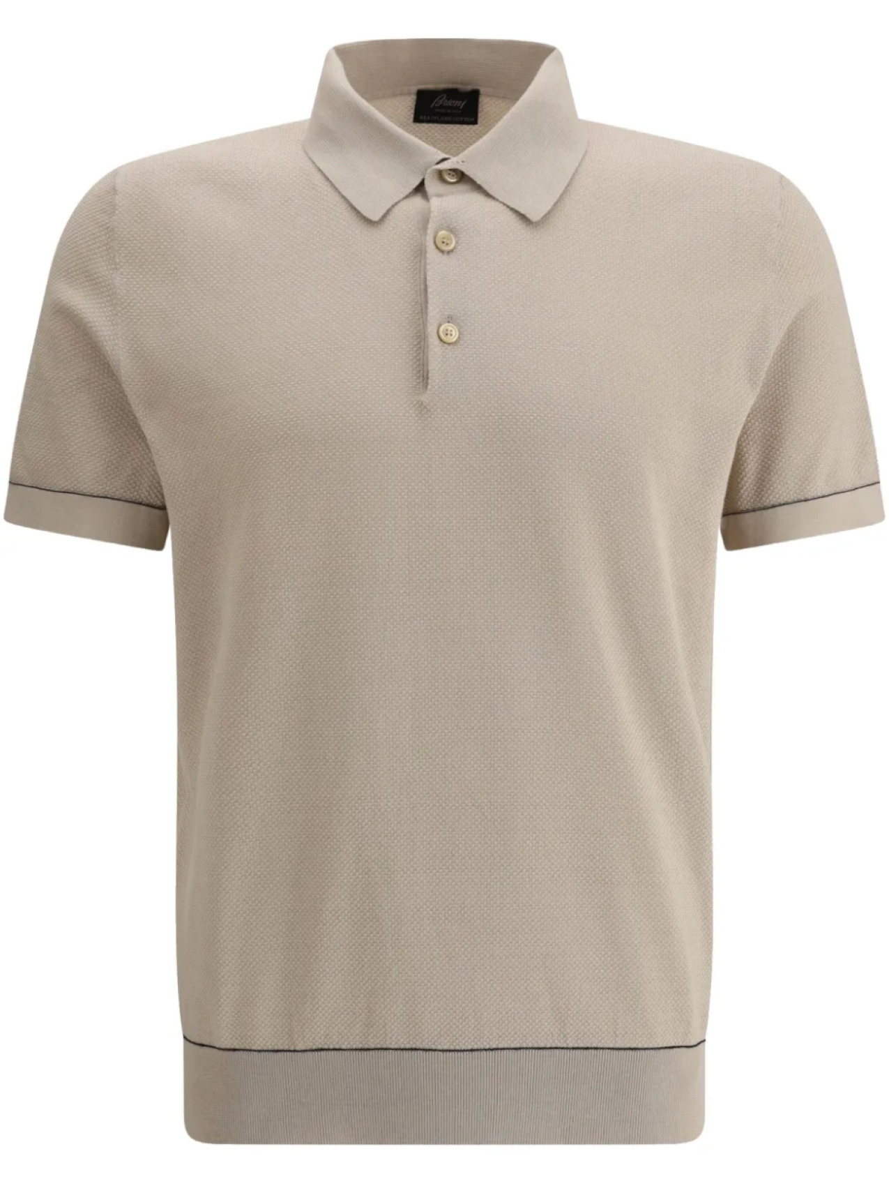Рубашка поло из хлопка Brioni, нейтральный
Рубашка поло из хлопка Brioni, нейтральный