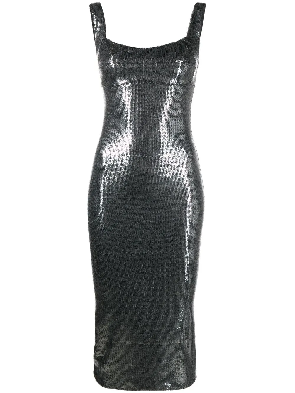 Облегающее платье миди с пайетками Atu Body Couture, серый
Облегающее платье миди с пайетками Atu Body Couture, серый
