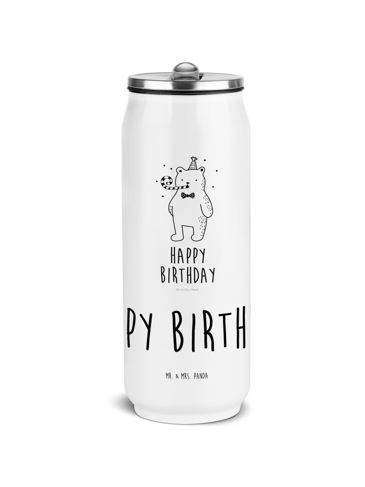 Mr. & Mrs. Panda Спортивная бутылка для воды с изображением медведя и поздравительной надписью белого цвета
Mr. & Mrs. Panda Спортивная бутылка для воды с изображением медведя и поздравительной надписью белого цвета