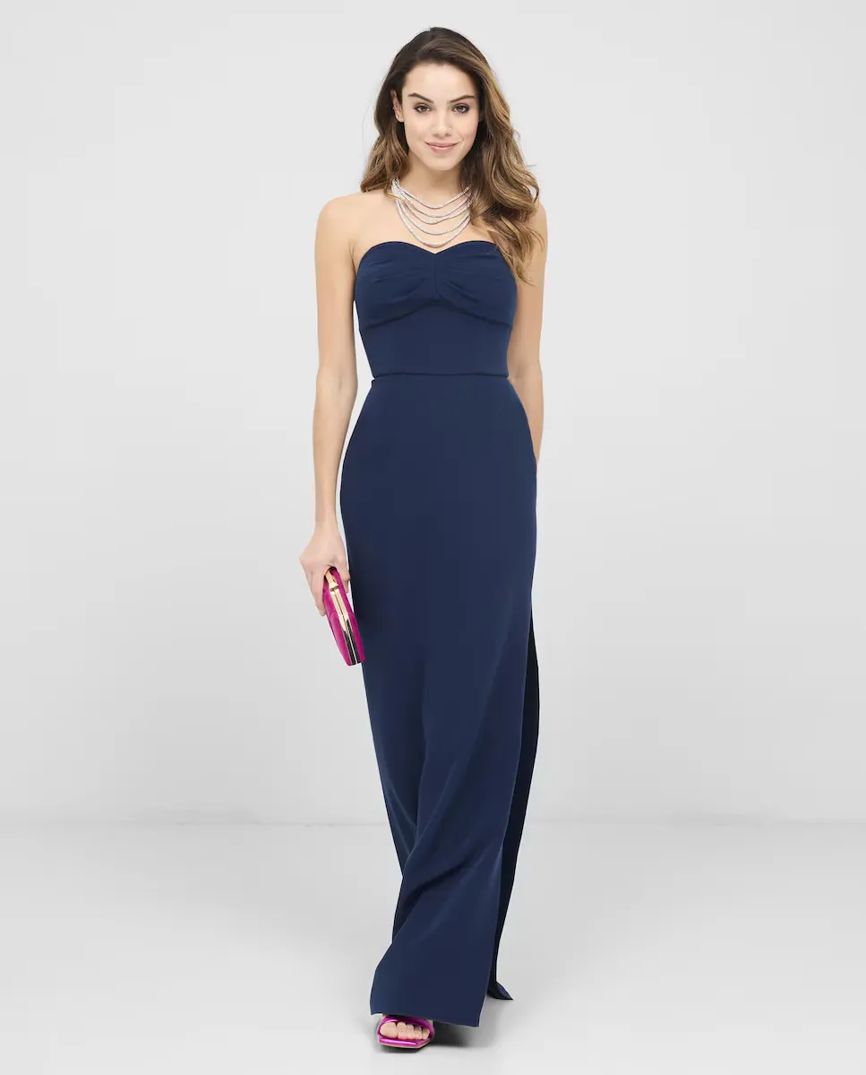 Длинное платье без бретелек Veneno en la piel, синий
Длинное платье без бретелек Veneno en la piel, синий