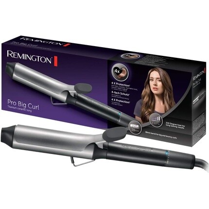 Керамические щипцы для завивки Pro Big Curl, Remington
Керамические щипцы для завивки Pro Big Curl, Remington