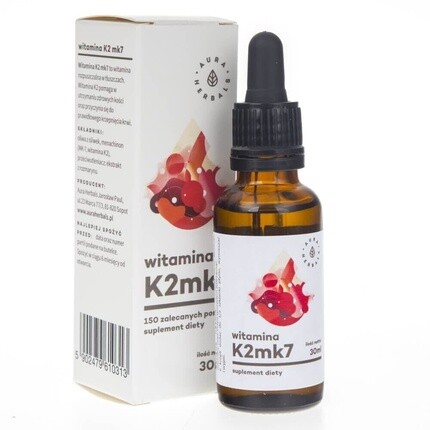Aura Herbals Витамин K2mk7 капли 30мл
Aura Herbals Витамин K2mk7 капли 30мл