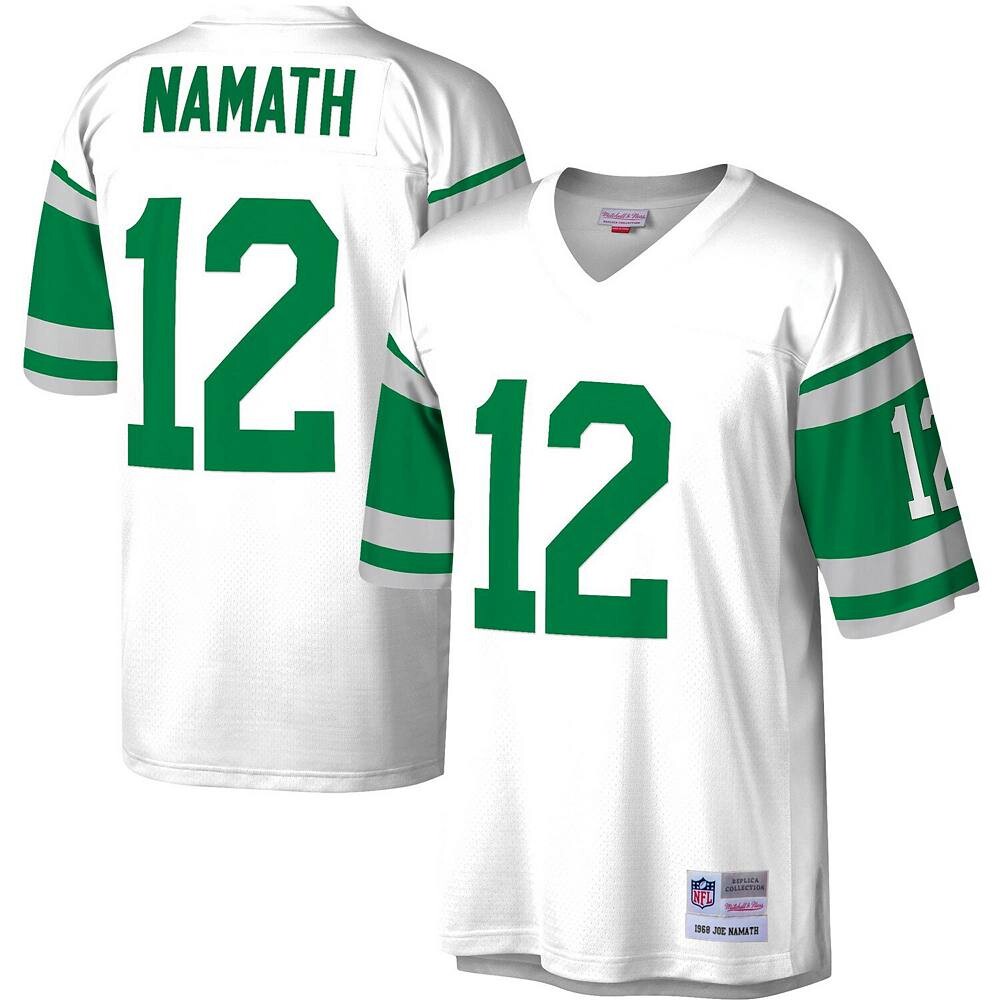 Мужская белая майка Mitchell & Ness Joe Namath New York Jets Legacy Replica, цвет Jet White
Мужская белая майка Mitchell & Ness Joe Namath New York Jets Legacy Replica, цвет Jet White