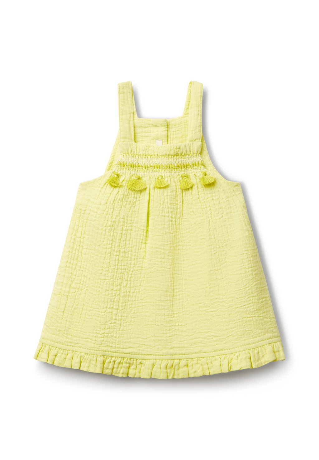 Платье-рубашка WITH TASSELS United Colors of Benetton, желтый
Платье-рубашка WITH TASSELS United Colors of Benetton, желтый