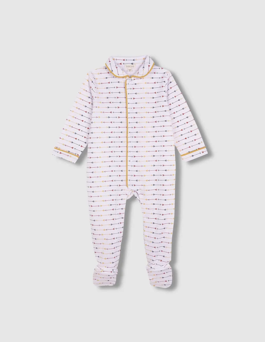 Детский трикотажный пижама с принтом стрел Gocco, белый
Детский трикотажный пижама с принтом стрел Gocco, белый