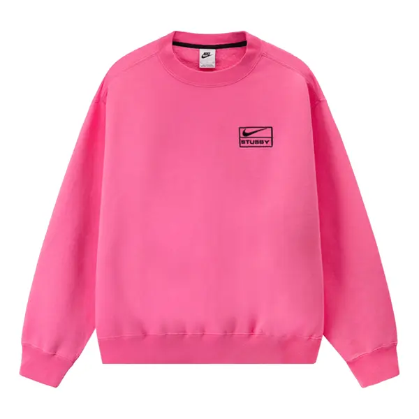 Рубашка x stussy nrg wash флис crew Nike, розовый
Рубашка x stussy nrg wash флис crew Nike, розовый