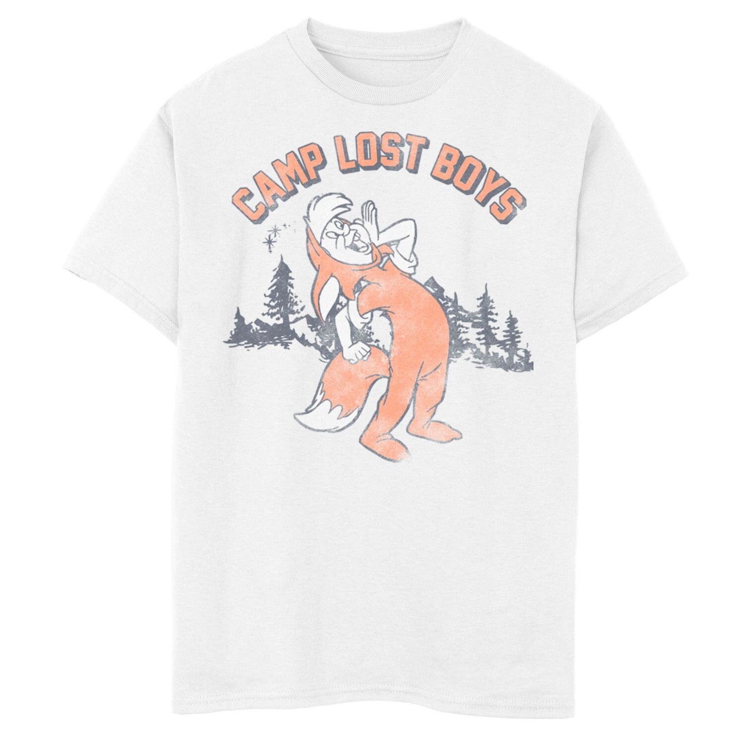 Футболка с рисунком «Питер Пэн» Disney для мальчиков 8–20 лет Fox Camp Lost Boys Licensed Character
Футболка с рисунком «Питер Пэн» Disney для мальчиков 8–20 лет Fox Camp Lost Boys Licensed Character