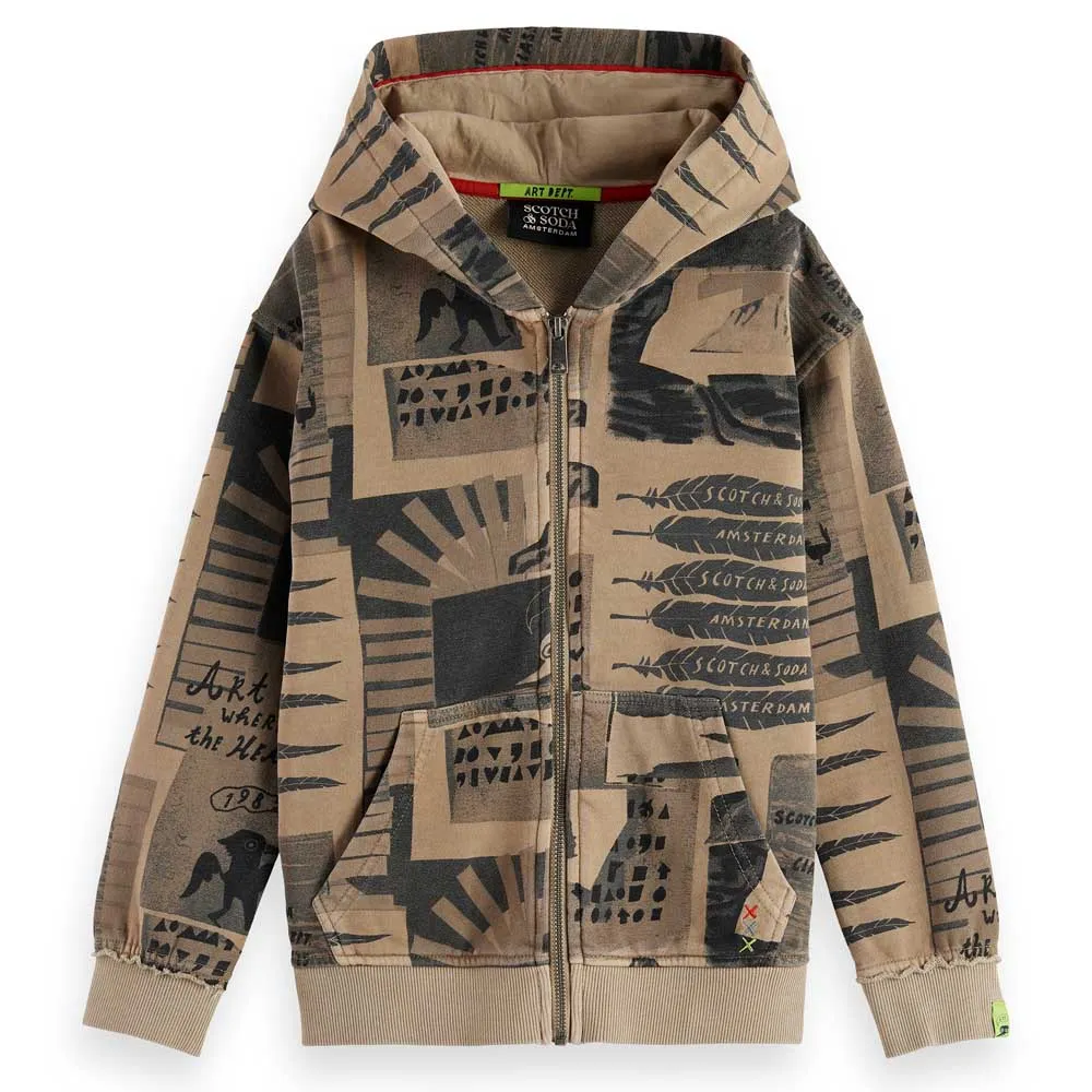 Толстовка Scotch & Soda Relaxed Fit All Over Printed full zip, коричневый
Толстовка Scotch & Soda Relaxed Fit All Over Printed full zip, коричневый