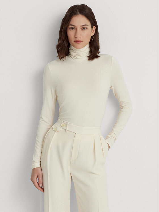 Свитер с высоким воротником приталенного кроя Lauren Ralph Lauren, экрю
Свитер с высоким воротником приталенного кроя Lauren Ralph Lauren, экрю