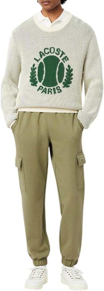 Мужские спортивные брюки-карго Lacoste Regular Fit из неначесаного флиса, Khaki
Мужские спортивные брюки-карго Lacoste Regular Fit из неначесаного флиса, Khaki