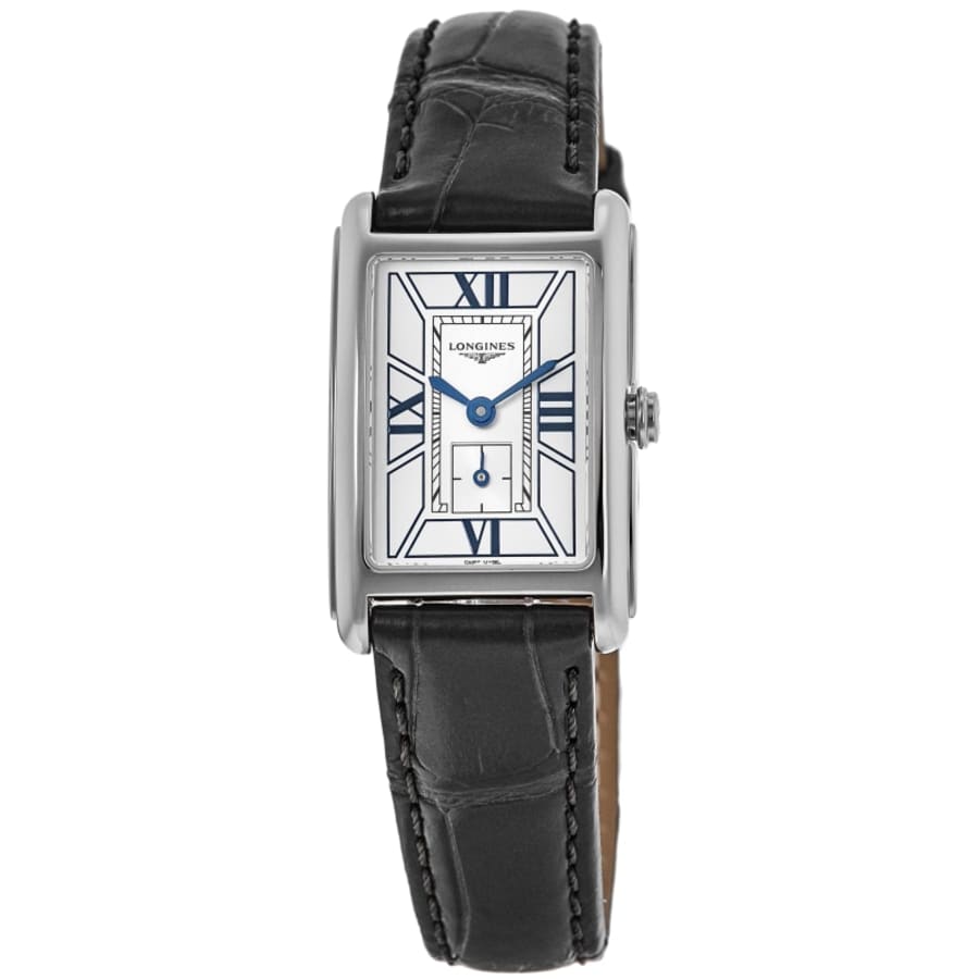 Женские часы Longines DolceVita с белым циферблатом и кожаным ремешком L5.255.4.75.2
Женские часы Longines DolceVita с белым циферблатом и кожаным ремешком L5.255.4.75.2