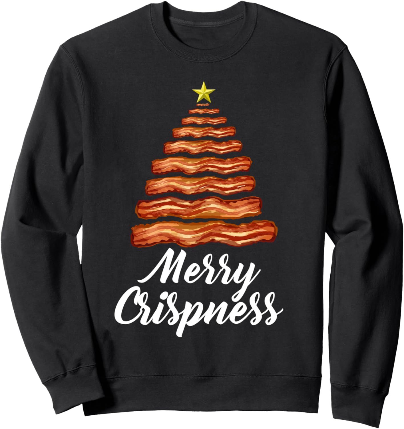 Веселая хрустящая забавная рождественская толстовка с беконом Miftees Bacon Tees, черный
Веселая хрустящая забавная рождественская толстовка с беконом Miftees Bacon Tees, черный