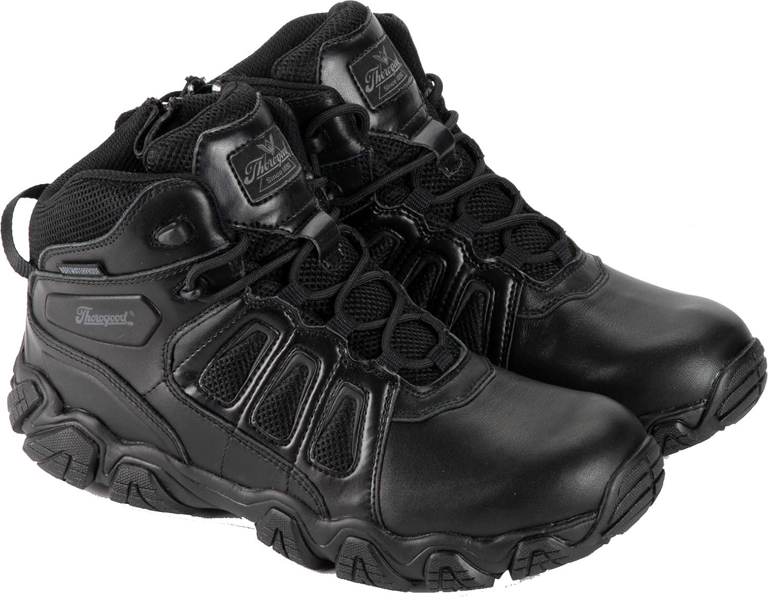 Мужские тактические ботинки Thorogood Crosstrex 6” BBP водонепроницаемые черные с молнией - дышащая полированная кожа и сетка с комфортной стелькой и противоскользящей подошвой; сертифицировано по ASTM, черный
Мужские тактические ботинки Thorogood Crosstrex 6” BBP водонепроницаемые черные с молнией - дышащая полированная кожа и сетка с комфортной стелькой и противоскользящей подошвой; сертифицировано по ASTM, черный