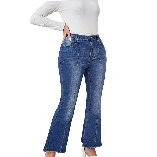 Женские джинсы casual plus size с высокой посадкой slim fit Yesfashion
Женские джинсы casual plus size с высокой посадкой slim fit Yesfashion