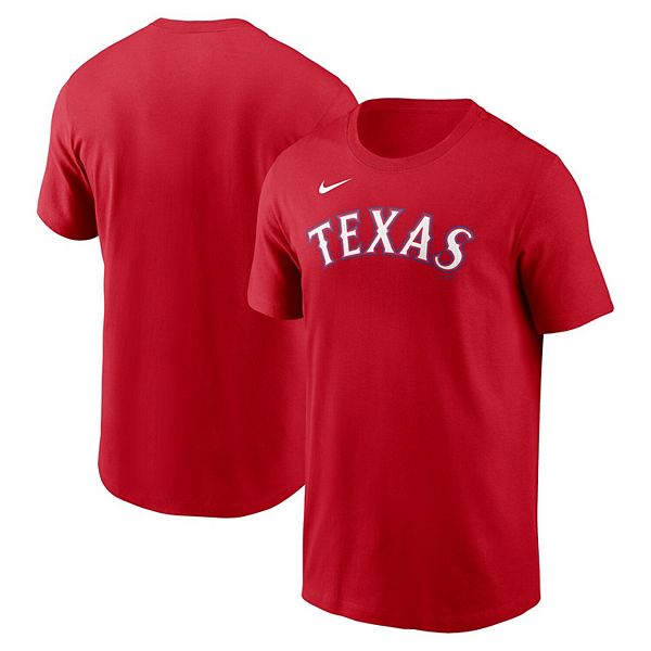 Мужская футболка texas rangers fuse wordmark красная Nike
Мужская футболка texas rangers fuse wordmark красная Nike