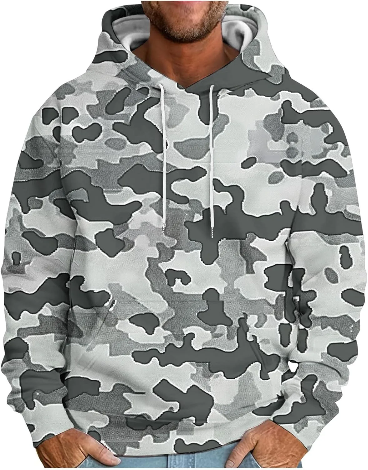 Классический камуфляжный пуловер Akklian с капюшоном, утепленный флисом
Классический камуфляжный пуловер Akklian с капюшоном, утепленный флисом